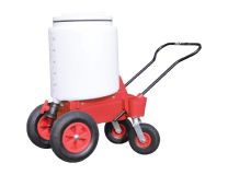 CHARIOT A LAIT 4 ROUES 110L ROUGE + MIXEUR