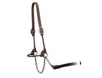 LICOL DE PRESENTATION CUIR AVEC CHAINE GENISSE
